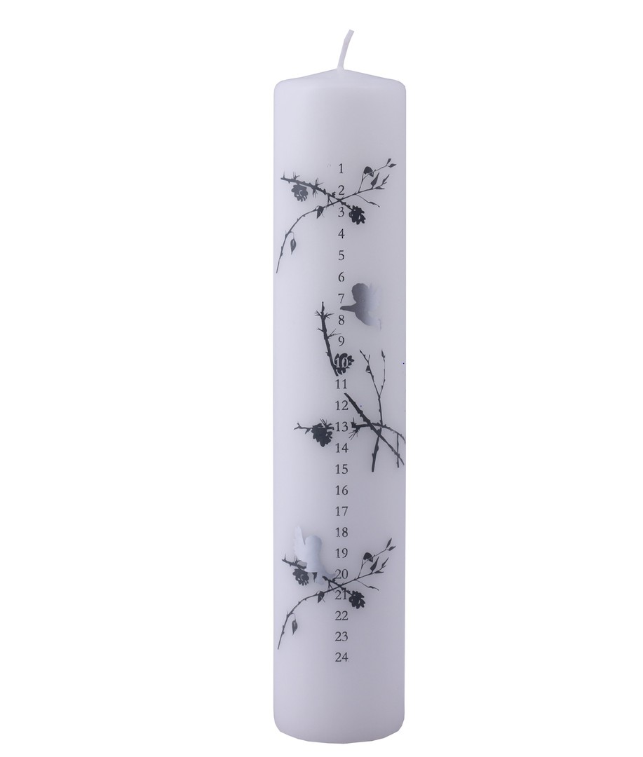 Advent Pillar Candle, Cupids and Branches SOLD OUT image 0
